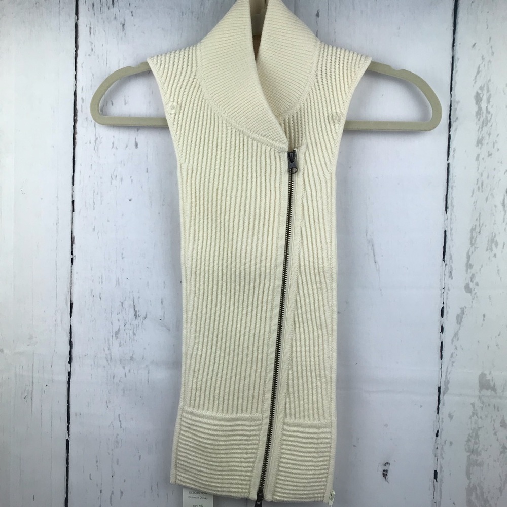 New Veronica Beard Merino Ottoman Dickey + Cuffs